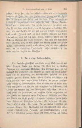 5. Die deutsche Reichsverfassung.