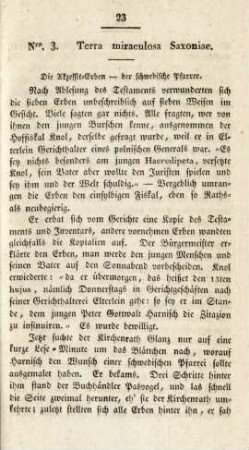 Nro. 3. Terra miraculosa Saxoniae