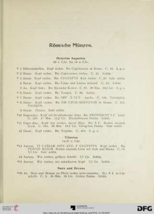 Tiberius (Nr. 13-15)