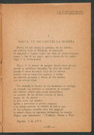 La catástrofe