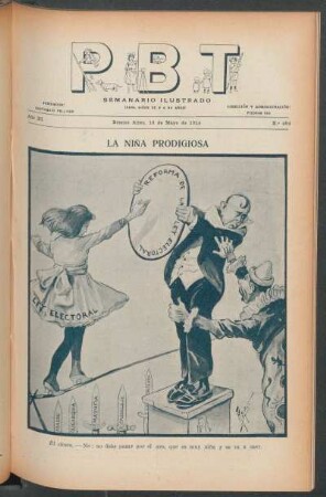 La niña prodigiosa - [Caricatura]
