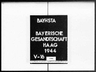 Beförderung des Gepäcks des Grafen Vieregg von Holland nach Düsseldorf