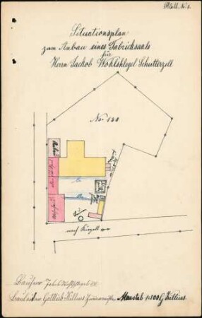 Betrieb und gewerbepolizeiliche Überwachung der Zigarrenfabrik des Jakob Wohlschlegel in Schutterzell