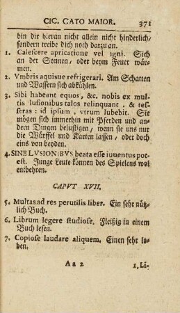 Caput XVII.