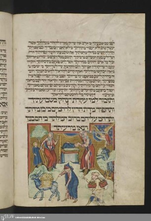 Bl. 46’: Opferung Isaaks (Jom Kippur)