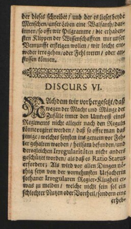 Discurs VI.