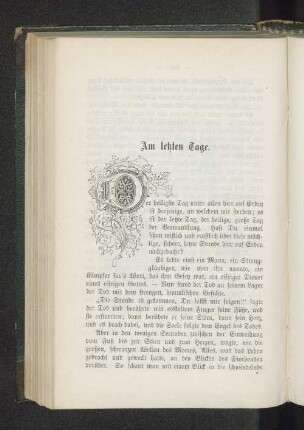 Am letzten Tage.