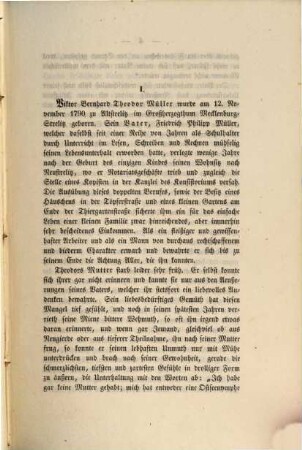 Der Veteran von Hofwyl, 1. Theodor Müllers Jugendleben in Mecklenburg und Jena : ein kulturgeschichtliches Lebensbild ...