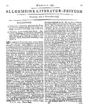 [Karl Theodor ]: Von dem Bewußtseyn als allgemeinem Grunde der Weltweisheit. Erfurt: Keyser 1793