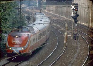 Stuttgart Hbf. Block Rosenstein Ferngleis VT Baureihe 601 IC