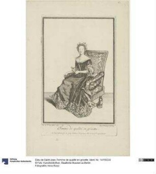 Femme de qualité en grisette