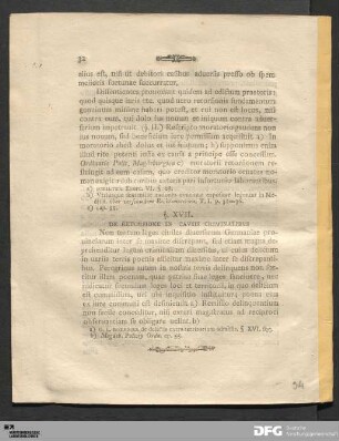 §. XVII. De Retorsione In Cavsis Criminalibvs