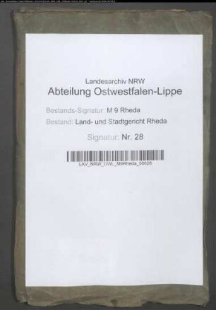 Acta voluntaria (Protokolle der freiwilligen Gerichtsbarkeit), Vol. I