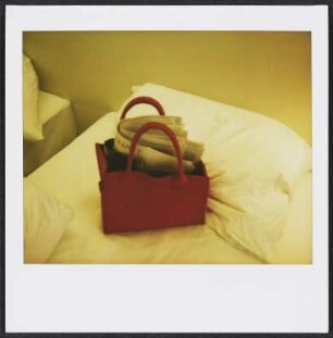 Barbara Siebecks Handtasche im Hotel Radisson in Leipzig