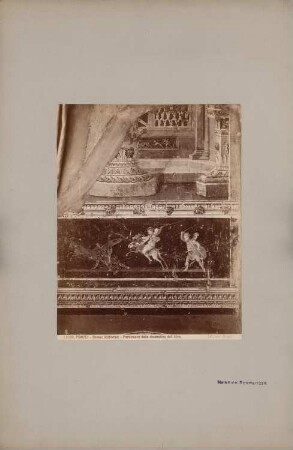 Domus vettiorum, Pompeji: Detailansicht Dekoration des Atrium