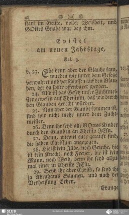 [Am neuen Jahrstage]
