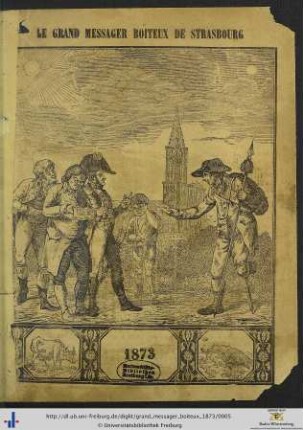 58. Année: Le grand messager boiteux de Strasbourg: Almanach Historique, Moral Et Recreatif Pour 1873