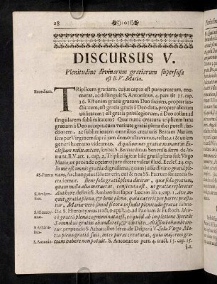 28-35, Discursus V