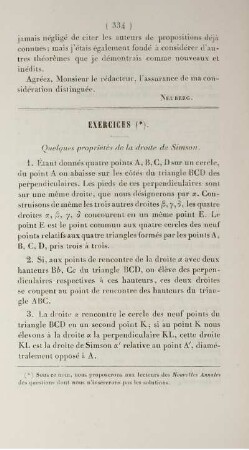 Exercices.