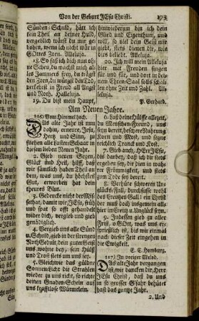 Am neuen Jahre. - Jesus-Lieder.