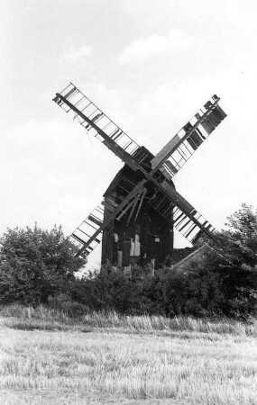 Drackenstedt. Mühle Michaelis, Bockmühle (1984/85 nach Hohenwarthe, Landkreis Jerichower Land, umgesetzt)