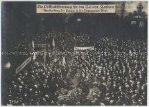 Unterstützer des Rats von Flandern in Antwerpen