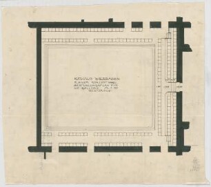 Thiersch, Friedrich von; Wiesbaden; Kurhaus - Galerie Kleiner Konzertsaal (Sitzplan)