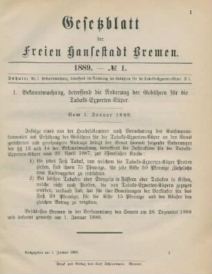 1. Januar - 29. Dezember = No. 1 - No. 36