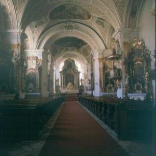 Ensdorf. Klosterkirche. Inneres zum Altar