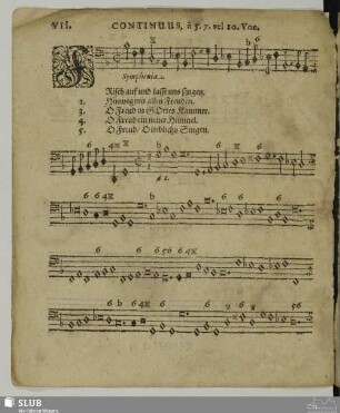 VII. Frisch auf und lasst uns singen