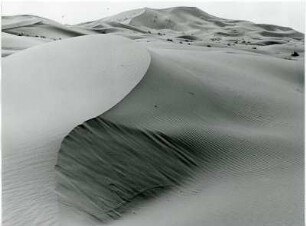 Dünen bei Quargla : Dünen in der algerischen Sahara nahe der Stadt Quargla.