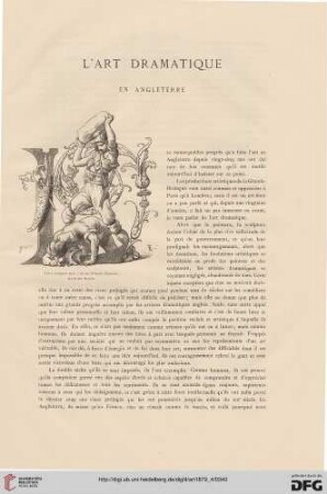 5: L' art dramatique en Angleterre