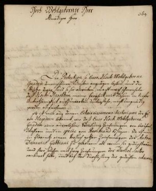 Brief von Johann Adam Schweickart an Johann Friedrich von Uffenbach. Nürnberg, 22.8.1765