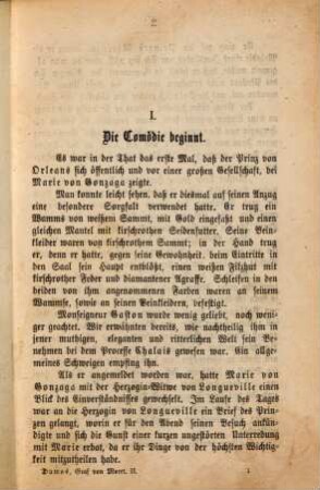 Der Graf von Moret : Historischer Roman von Alexander Dumas. 2