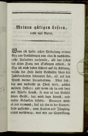 Meinen gütigen Lesern, recht viel Gutes.