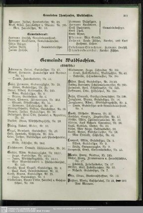 Gemeinde Waldsachsen (Sächsisch)