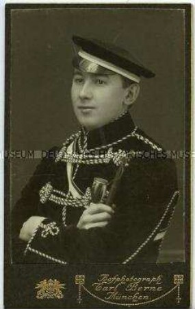 Porträt eines Corpsstudenten, Carte de Visite