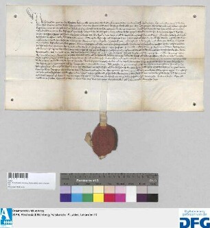 Vidimus des Abts Sebaldus von Kloster St. Aegydien zu Nürnberg einer Urkunde Kaiser Ferdinands II. vom 4. November 1471 (s. Nr. 74*)