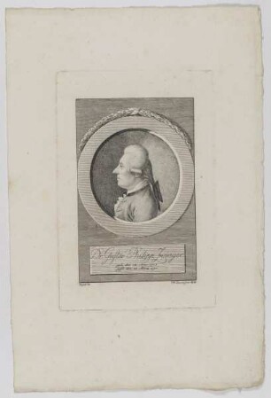 Bildnis des Gustav Philipp Zwinger