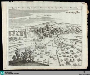 Eigentliche delineation der Festung Rheinfelden, wie dieselbe von den Schwedischen belägert und eingenommen worden.1634