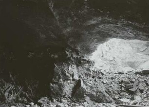 Hermsdorf/ Erzgebirge, Kalkwerk Hermsdorf, Tagebau mit Stollenbetrieb