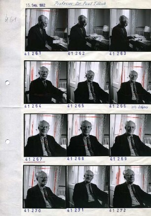 Portraitserie Paul Tillich