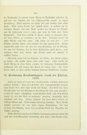 31. Eroberung Konstantinopels durch die Türken, 1453