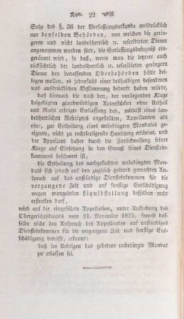 9. Entlassung der geringeren Staatsdiener. Stillschweigende Einwilligung.