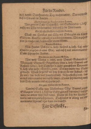 Für Geflecht.