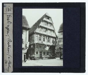 Esslingen, Altes Rathaus : hintere Westfassade