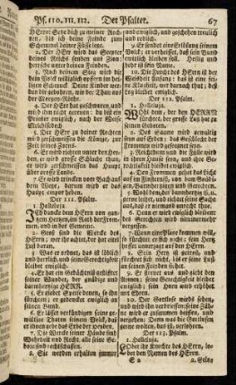 67-75, Der 111.-120. Psalm