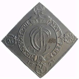 Münze, Taler (Klippe), 1693
