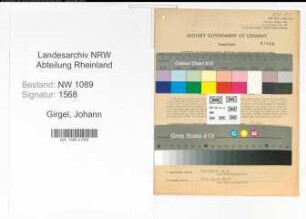 Entnazifizierung Johann Girgel , geb. 27.10.1900 (Brandmeister)