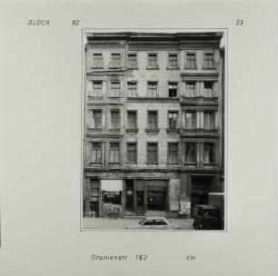 Fotografie: Oranienstr. 182, um 1981